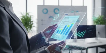 Professional analyzing tax data on a tablet for 2026 tax code changes