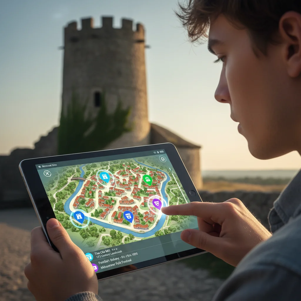 Digital platform showcasing local heritage and traditions