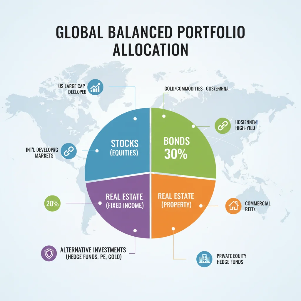 Diversified investment portfolio for global economic resilience