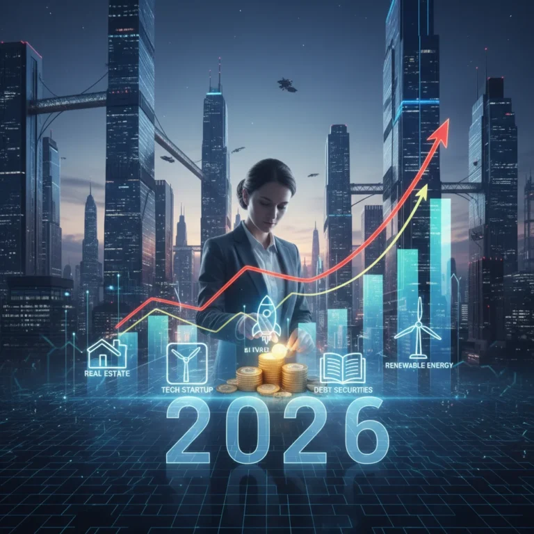 Optimizing Investment Portfolio for 2026 with diverse assets and growth charts