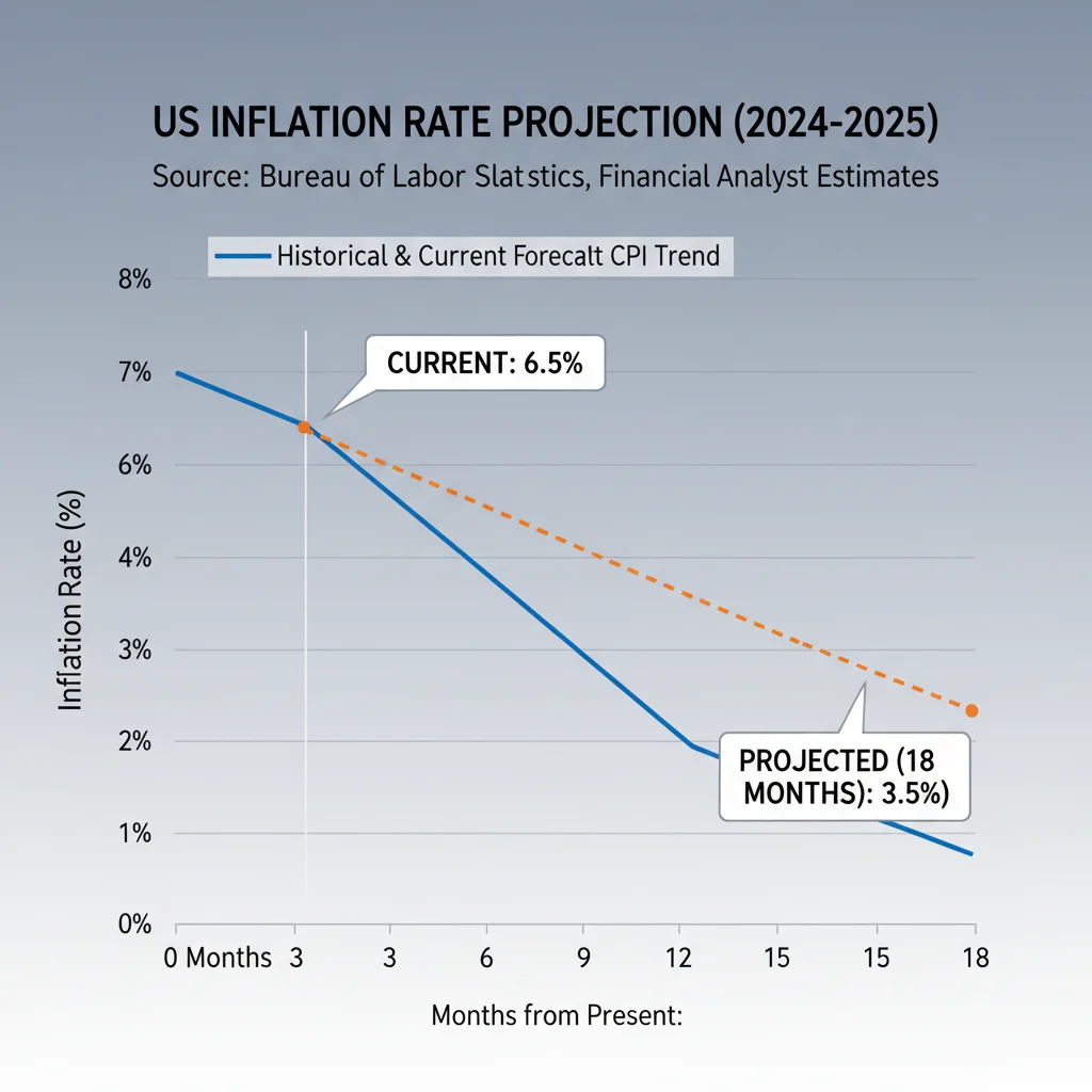 Projected US inflation rates and their impact on investments