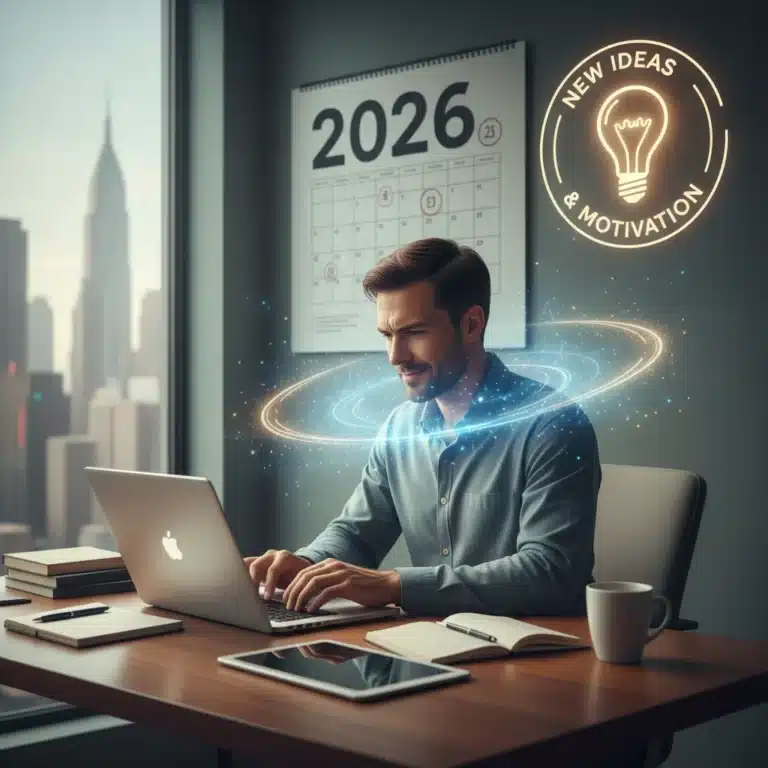Focused person at desk, overcoming procrastination in 2026